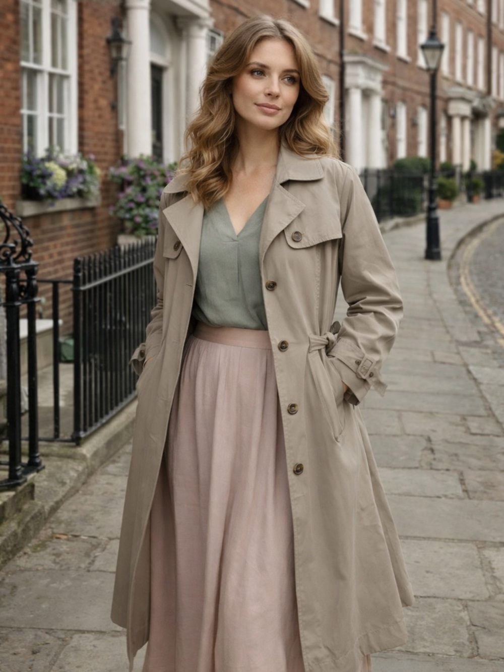 TravelSmith Trench Coat Lined - Women | Color: Beige | Size: SP